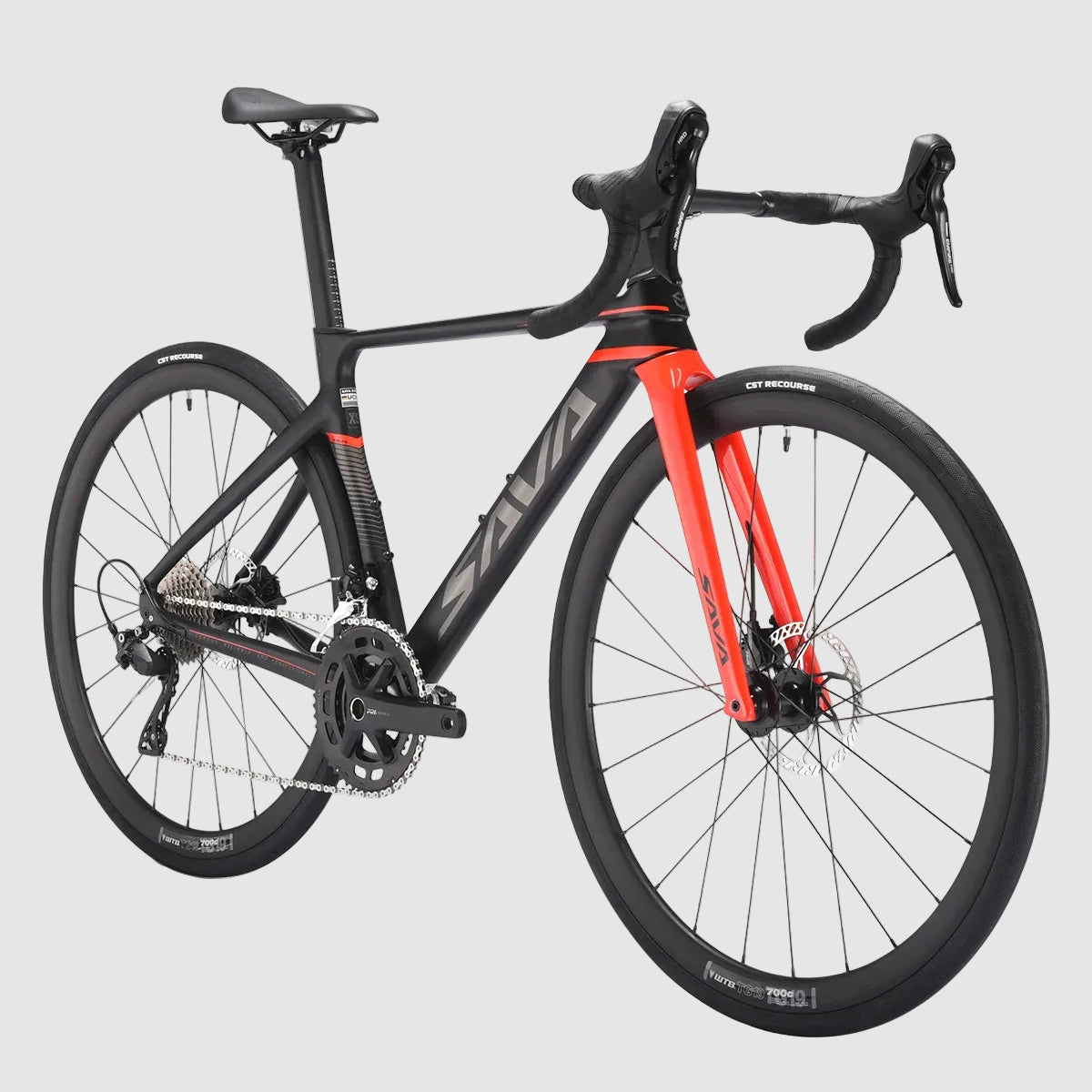 SAVA 2026 EX7-S Road Bike with Carbon Fork & 24-Speed Drivetrain