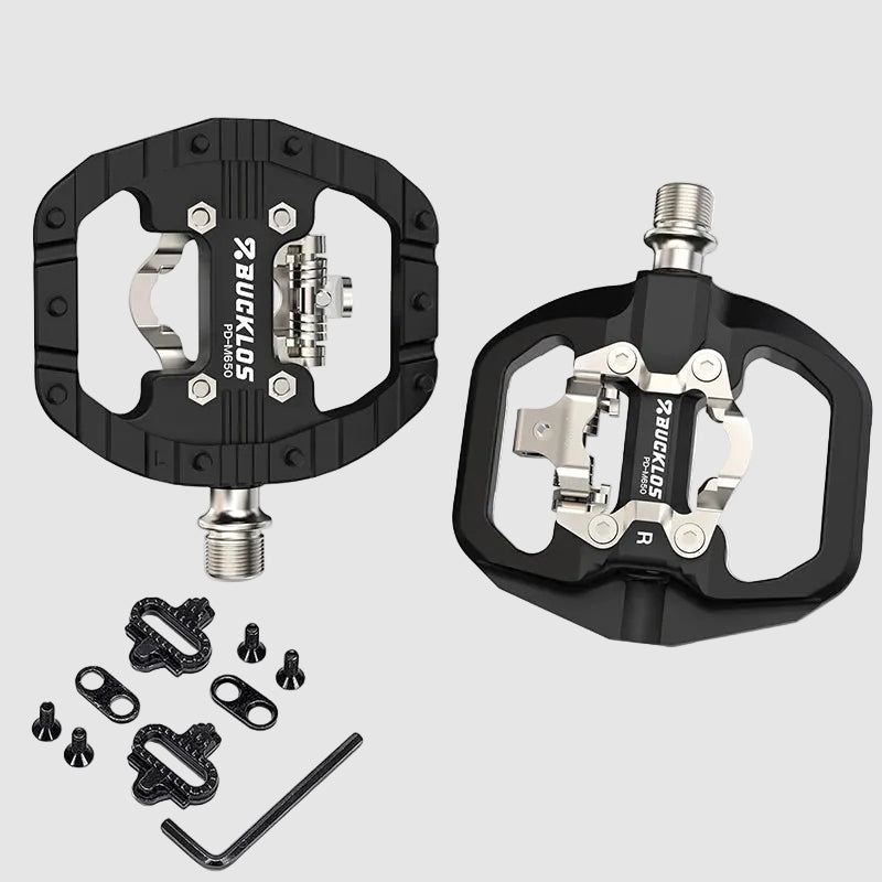 BUCKLOS Dual Function MTB & Indoor Spin Pedals
